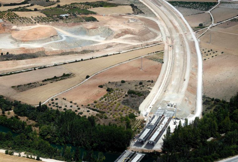 Obras de la Autovía del Pirineo A21