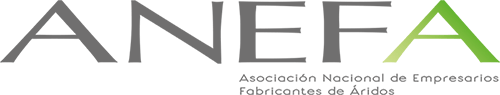 Logotipo de ANEFA: Asociación Nacional de Fabricantes de Áridos